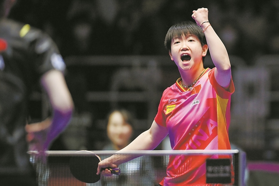 关于中国乒乓球队鏖战英国乒乓球队，波尔制霸全场的信息